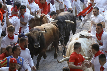 Un herido por asta tras el primer encierro de los Sanfermines