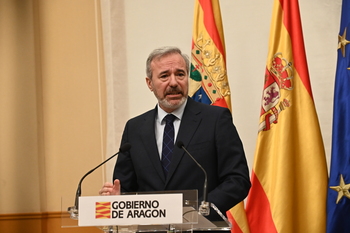 Azcón confirma el adelanto electoral en Aragón al 8 de febrero