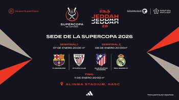 Las 'semis' de la Supercopa se celebrarán el 7 y 8 de enero