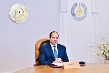 Al Sisi aplaude el plan de Trump