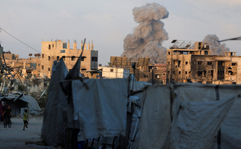 Más de 16.000 desplazamientos por los bombardeos contra Gaza