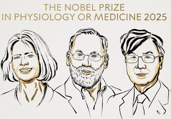 Brankov, F. Ramstell y S.Sakaguchi, Nobel de Medicina