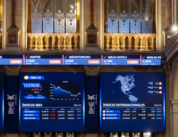 La bolsa española registra la mayor caída diaria en cinco años