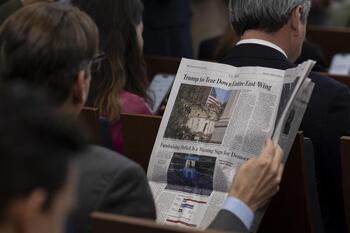 Trump demuele el ala este de la Casa Blanca