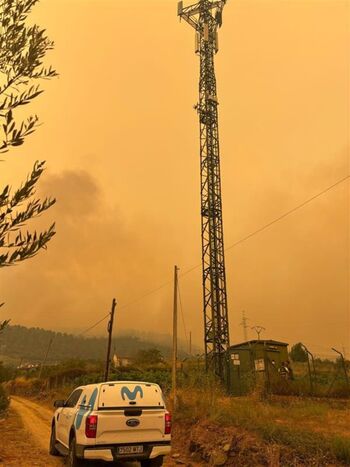 Telefónica despliega un amplio operativo contra los incendios