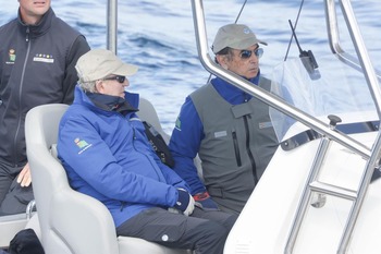Juan Carlos I no participa en el primer día de regatas