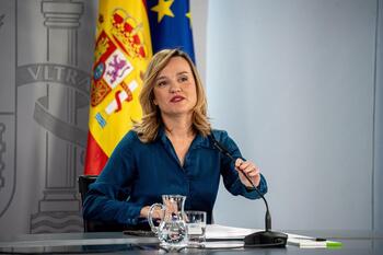 Pilar Alegría se despide del Gobierno