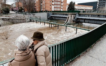 Alerta en Madrid ante el posible desbordamiento del Manzanares