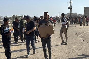 Se suspende temporalmente la entrega de ayuda en Gaza
