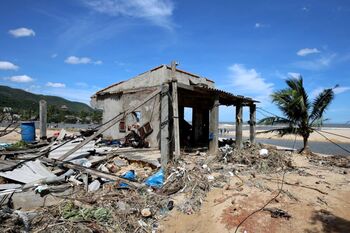 El tifón 'Kalmaegi' se degrada a depresión tropical