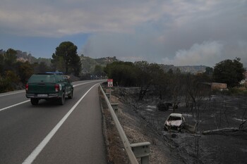 Estabilizado el incendio de Paüls tras quemar 3.321 hectáreas