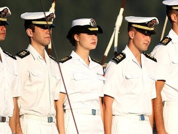 La Princesa Leonor llega a Ferrol en el 'Elcano'