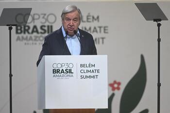 Guterres pide una transición energética justa y acelerada