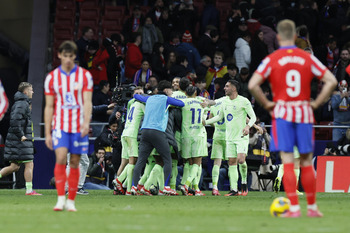 Apoteosis del Barcelona, desolación del Atlético