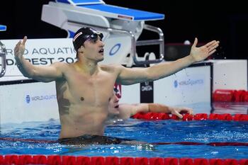 Carles Coll, campeón de Europa de 200 braza en piscina corta