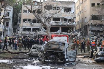 Dos trabajadores de la Embajada española, heridos en Tel Aviv