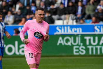 Iago Aspas, héroe en Mendizorroza