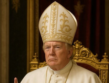 Trump publica una imagen disfrazado de Papa