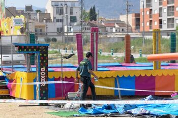 Una niña muere por electrocución en una feria en Murcia