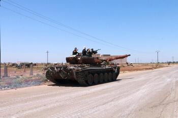 Siria prepara sus tropas para desplegarse en Sueida