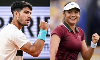 Alcaraz y Emma Raducanu, pareja de dobles mixto en el US Open