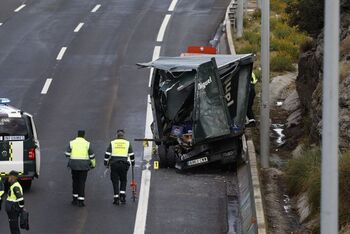 Heridas 24 personas en un accidente de tráfico en Madrid