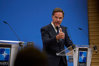 Rutte defiende derribar cazas rusos si representan una amenaza