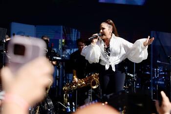 Gloria Estefan celebra la Hispanidad con un concierto en Madrid