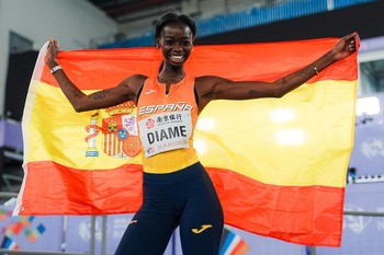 Fátima Diame repite bronce mundial en Nankín
