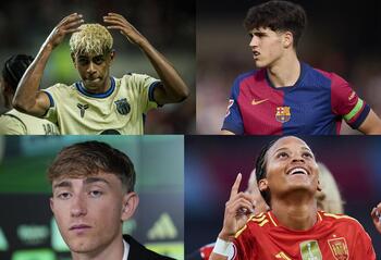 Yamal, Cubarsí, Huijsen y López, nominados al Trofeo Kopa