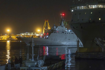 El buque Furor zarpa desde Cartagena para apoyar a la flotilla