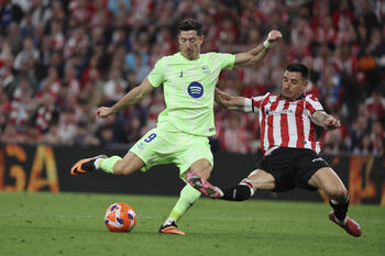 Lewandowski se apunta el broche del campeón en San Mamés