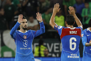 El Atlético sonríe por fin a domicilio

