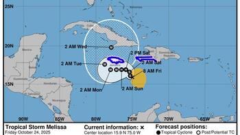 El huracán 'Melissa' alcanza la categoría 4 en el Caribe