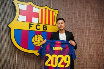 El Barça ficha a Roony Bardghji hasta 2029