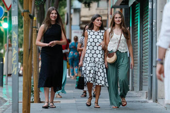 La Reina y sus hijas disfrutan de sus vacaciones en Palma