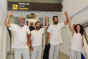 Llegan a España los 27 integrantes españoles de la Flotilla