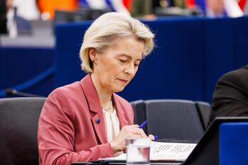 Von der Leyen defiende el préstamo con activos rusos congelados