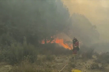 Fallece un bombero cuando se dirigía al incendio de Ávila
