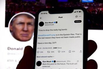 Musk borra el mensaje que vinculaba a Trump con Epstein