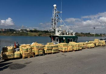 La Guardia Civil interviene 6.700 kilos de hachís en el Estrecho