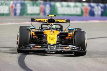 Lando Norris lidera los libres en Las Vegas