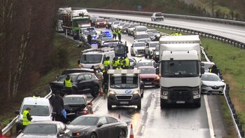Un accidente en la AP-9 en La Coruña deja varios heridos