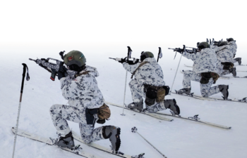 Entrenar para combatir bajo cero