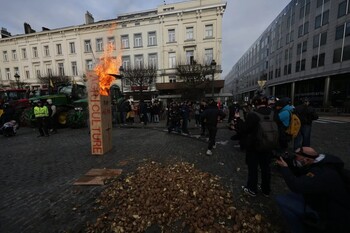 10.000 agricultores y ganaderos alzan la voz en Bruselas
