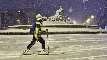 Y la nieve colapsó el Madrid del siglo XXI