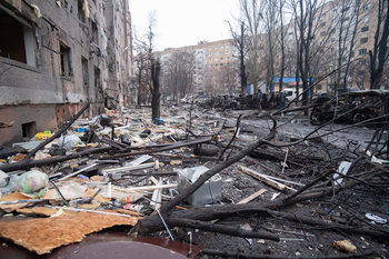 Rusia bombardea la ciudad ucraniana de Kramatorsk