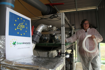 Una solución para el amoniaco de las granjas