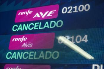 Renfe suspende los trenes en el Corredor Mediterráneo