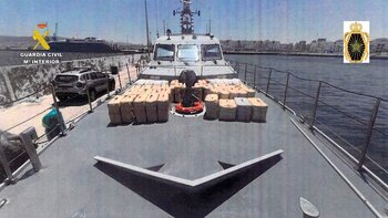 La Guardia Civil interviene un alijo de 4.800 kilos de hachís